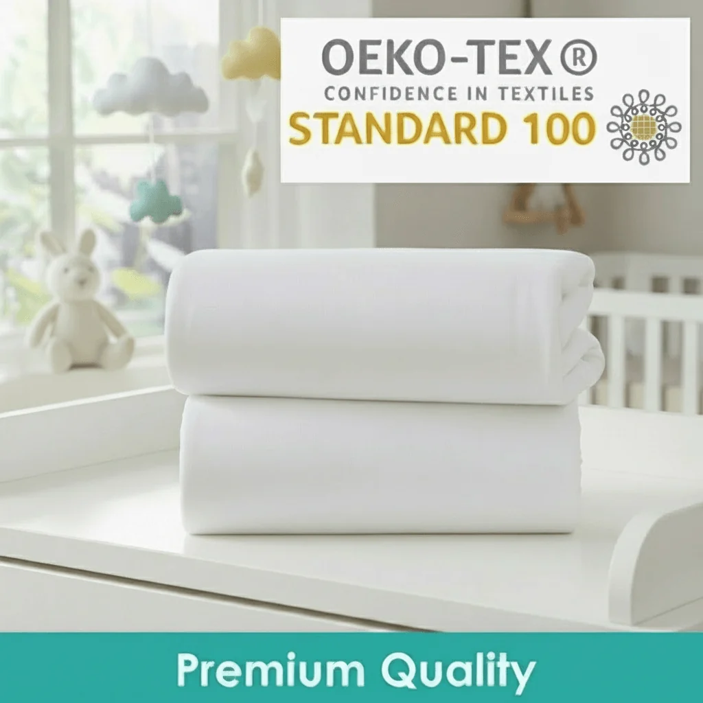 2 Pack Fitted Cotton Cot Bed Sheets - 140 x 70 cm - Image 3