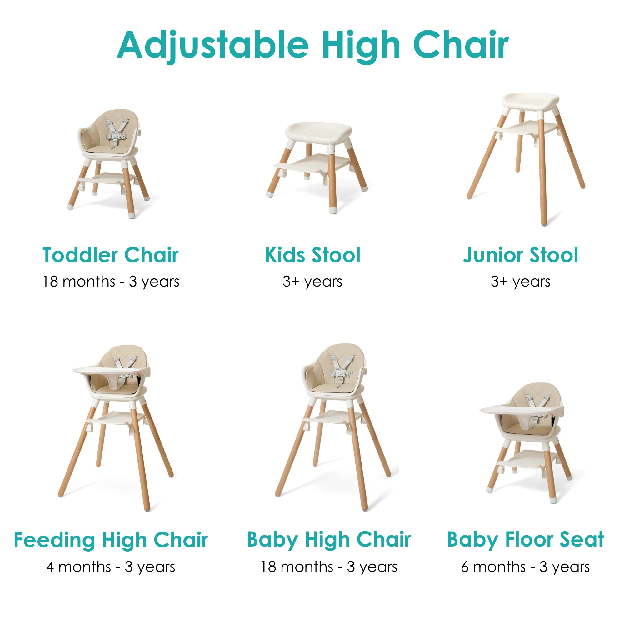 6 in 1 High Chair - Image 3