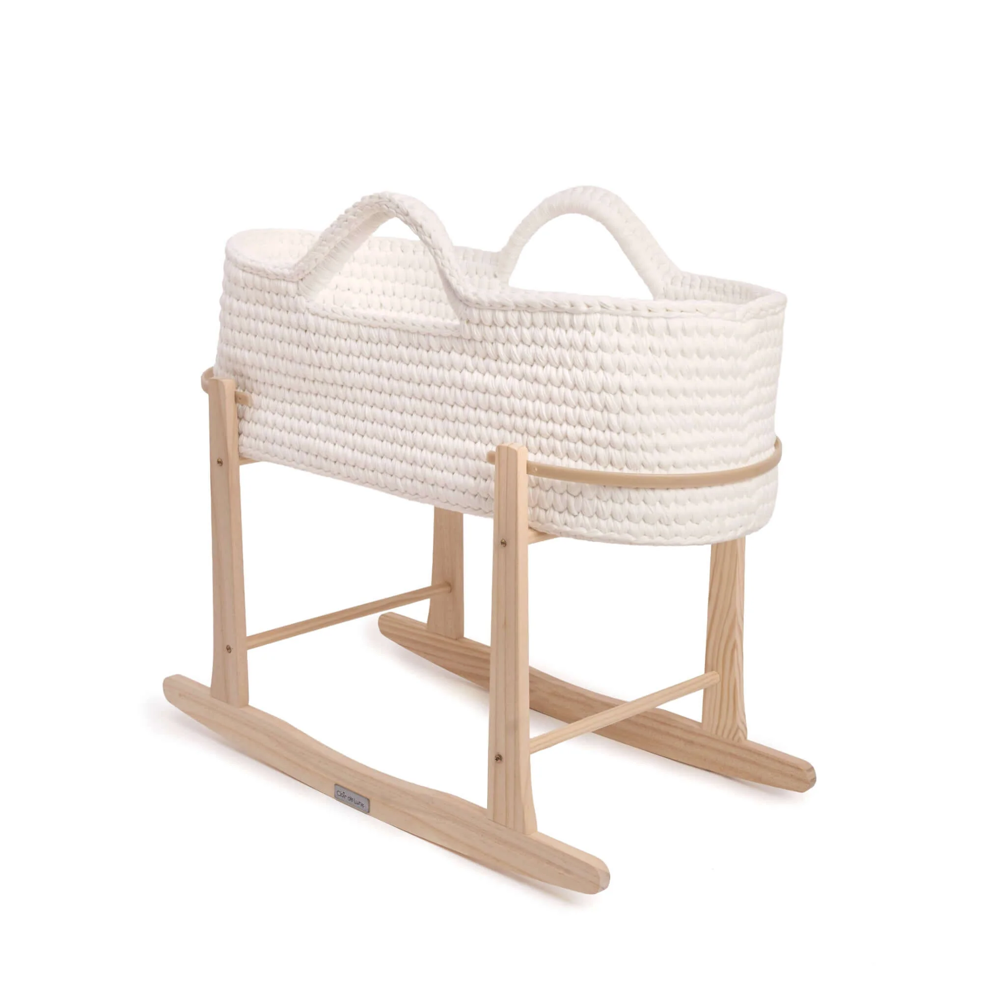 Crochet Moses Basket With Stand - Image 2