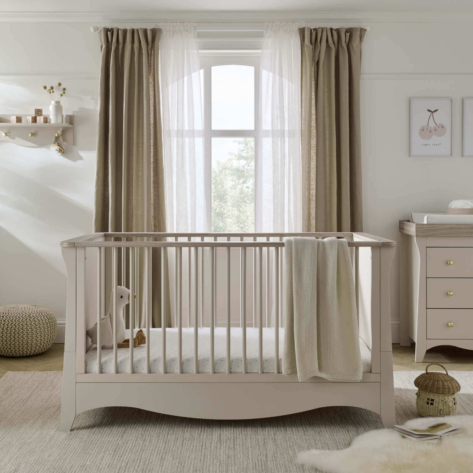 CuddleCo Clara 2 Piece Nursery Furniture Set - Image 3