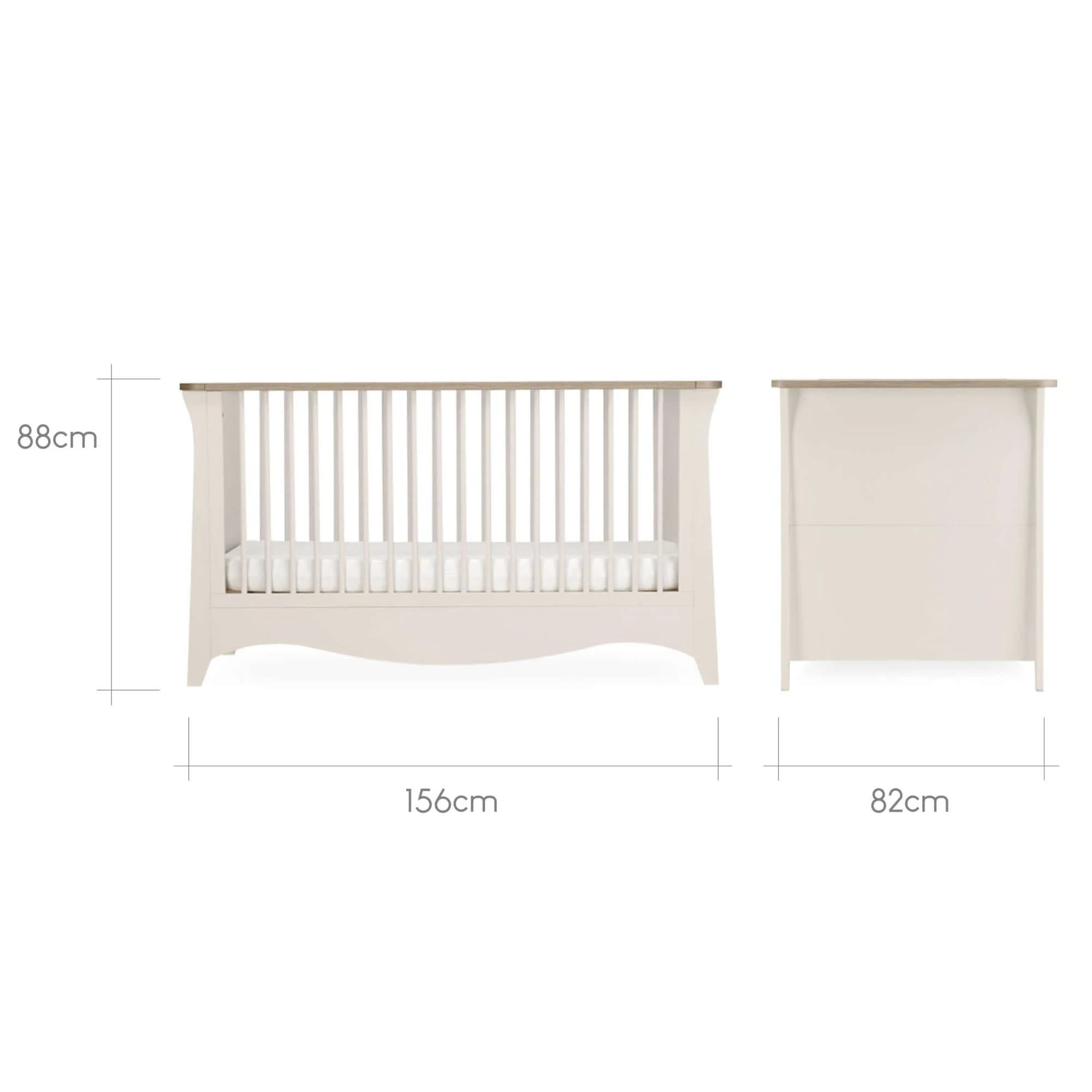 CuddleCo Clara 2 Piece Nursery Furniture Set - Image 6