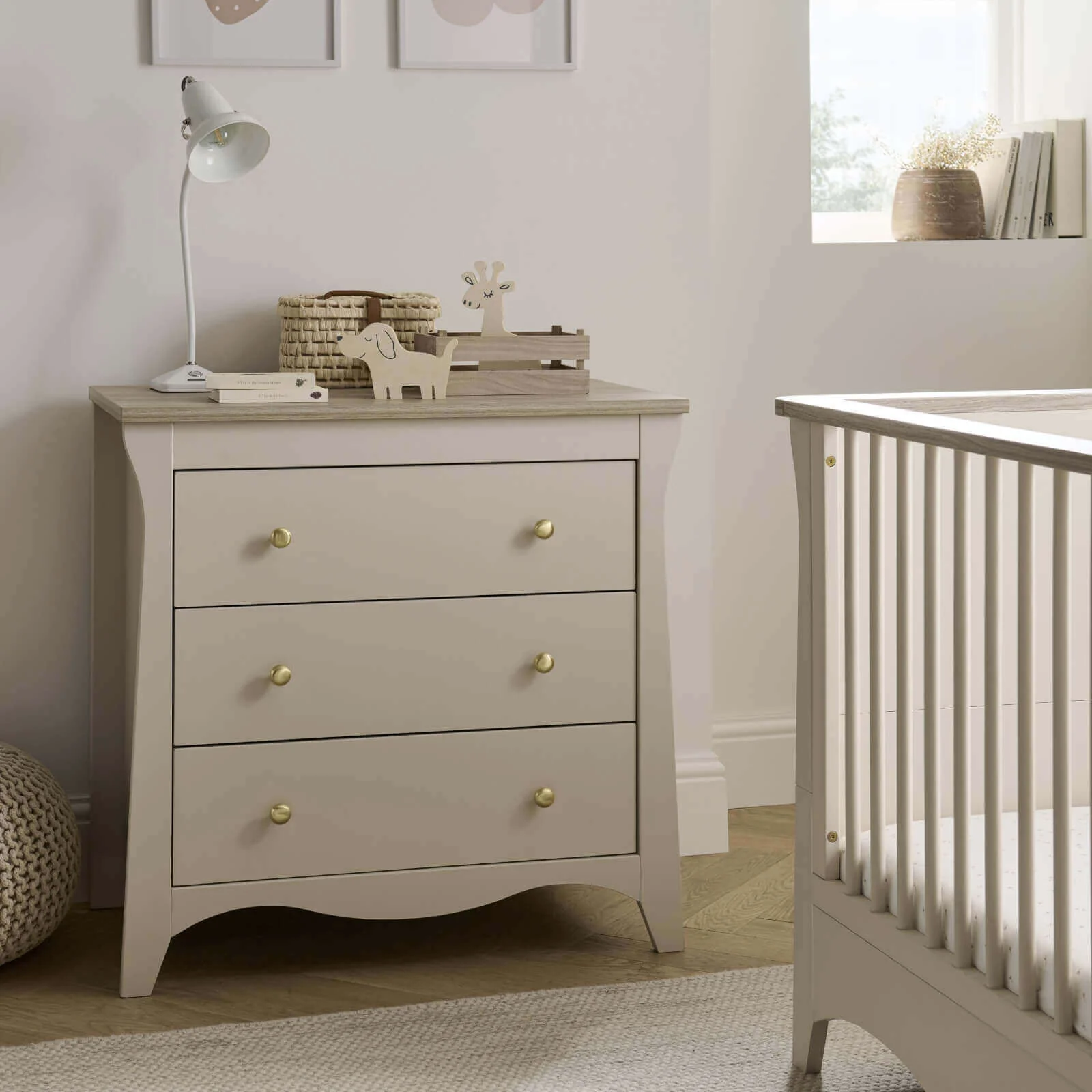 CuddleCo Clara 2 Piece Nursery Furniture Set - Image 7