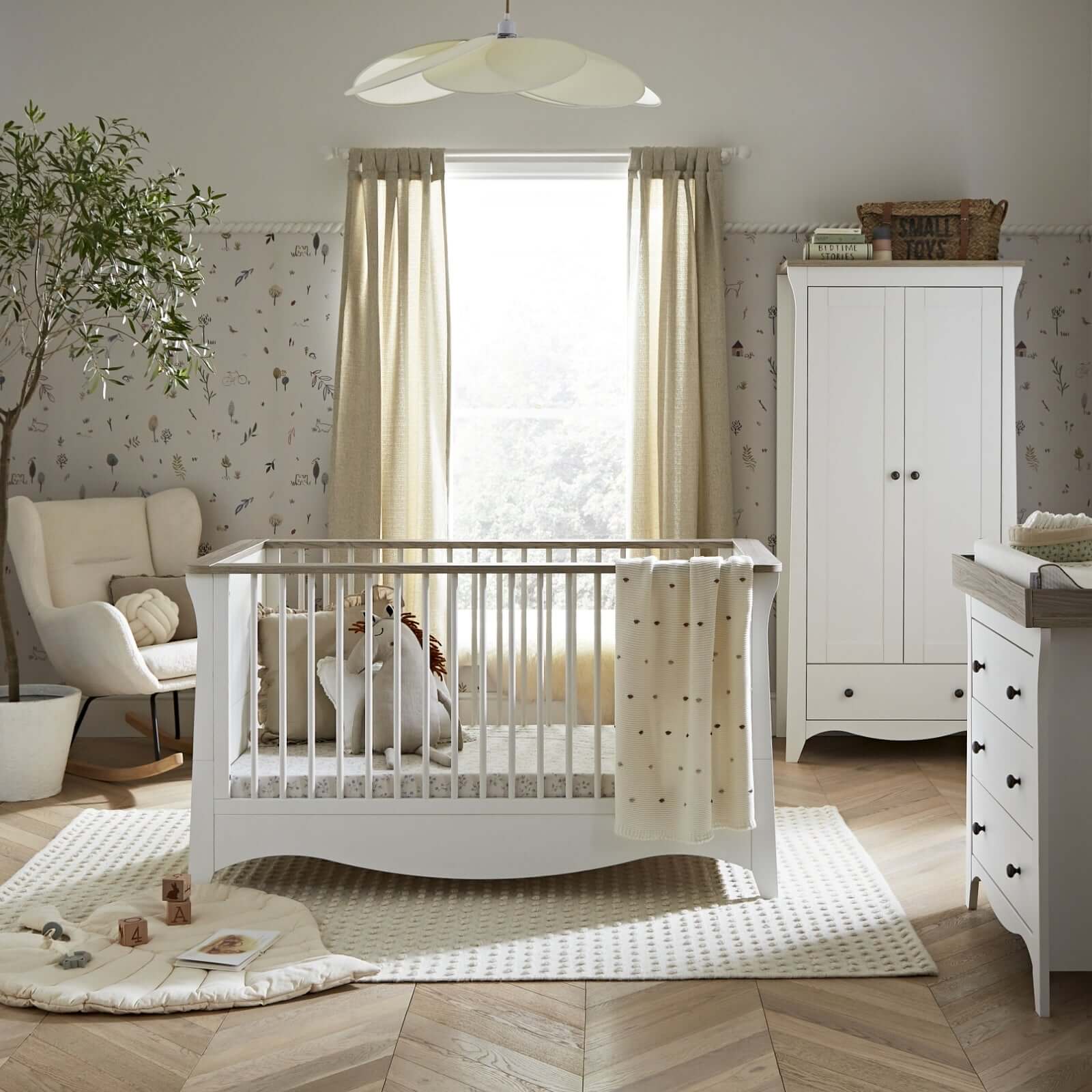CuddleCo Clara 3 Piece Nursery Furniture Set - Image 14