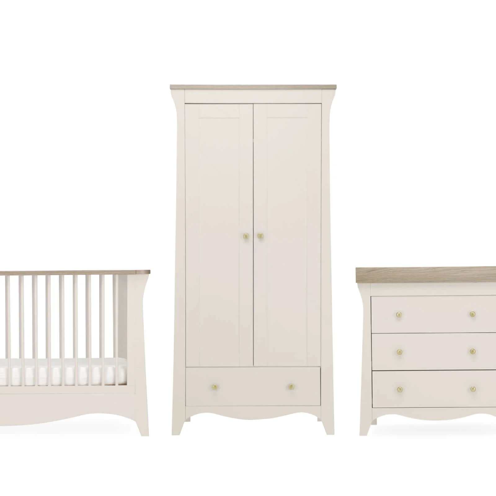 CuddleCo Clara 3 Piece Nursery Furniture Set - Image 2
