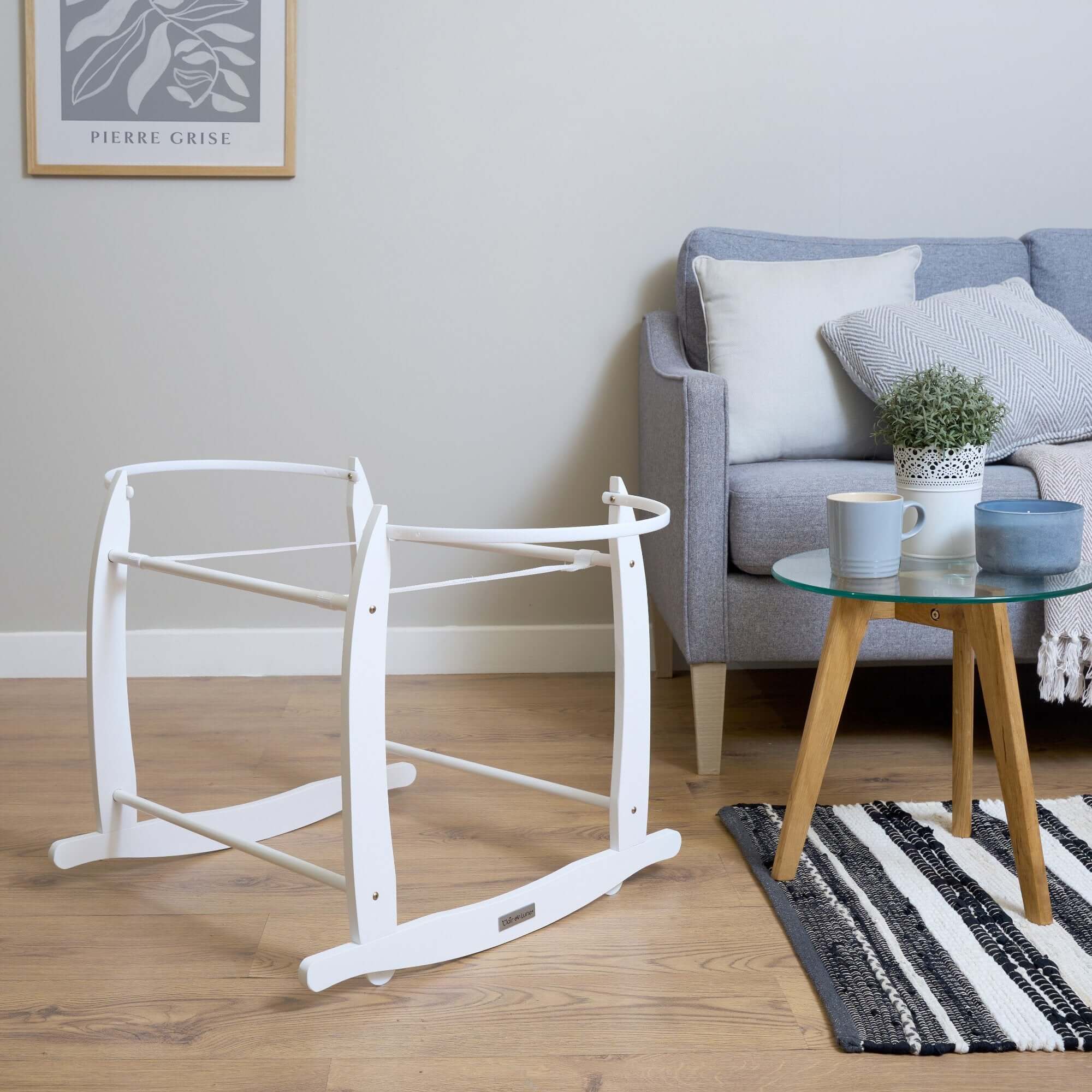 Deluxe Rocking Moses Basket Stand - Image 4