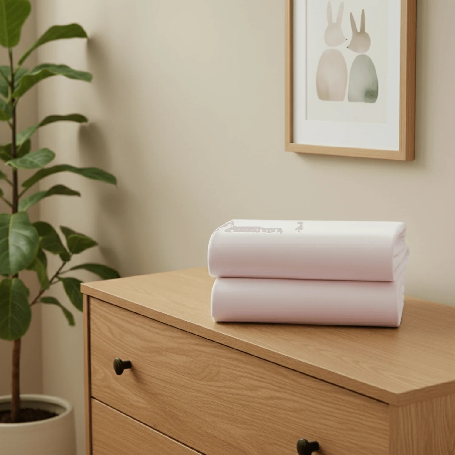East Coast 2 Pack Space Saver Cot Sheets - 90 x 52 cm - Image 3