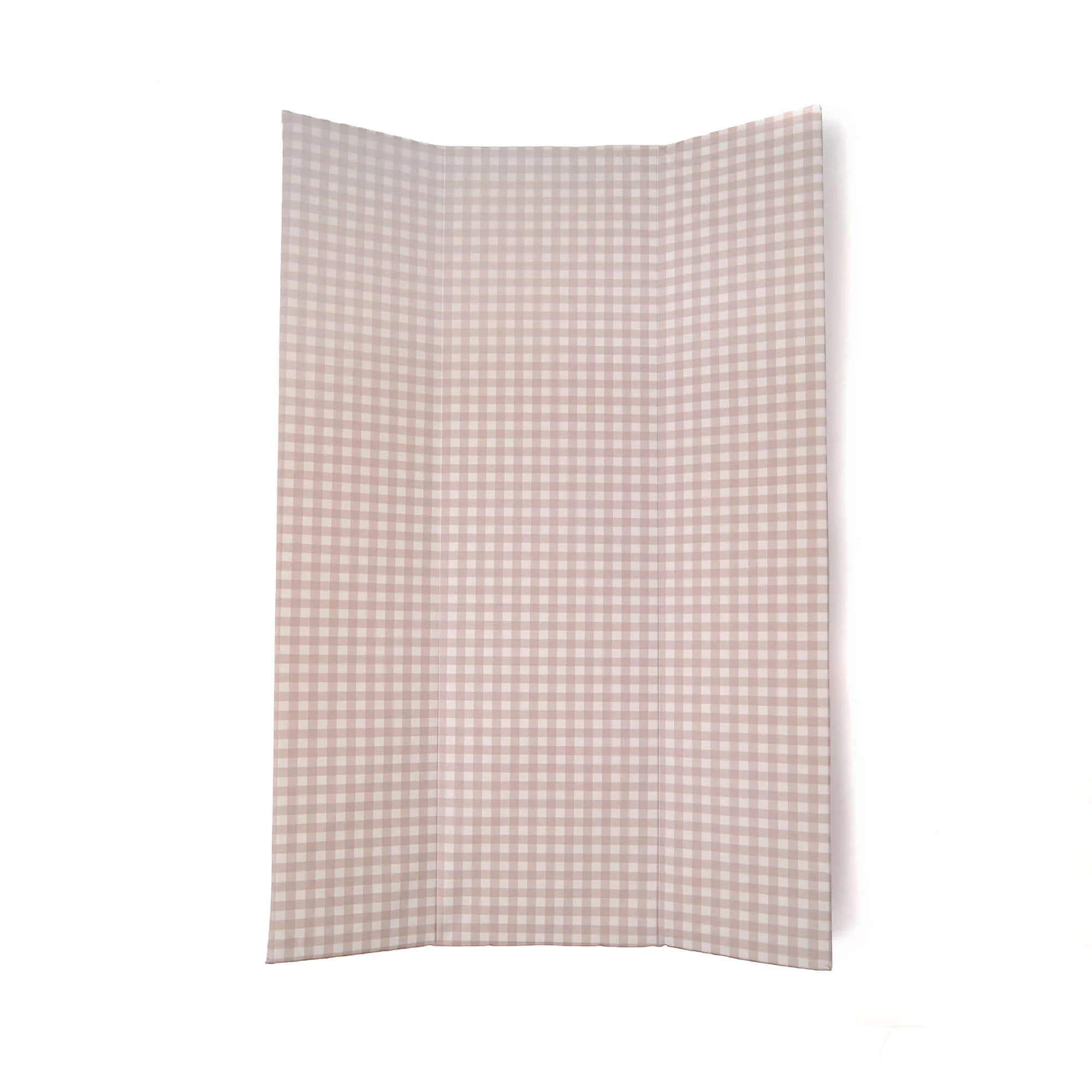 Gingham Anti-Roll Wedge Baby Changing Mat - Image 5
