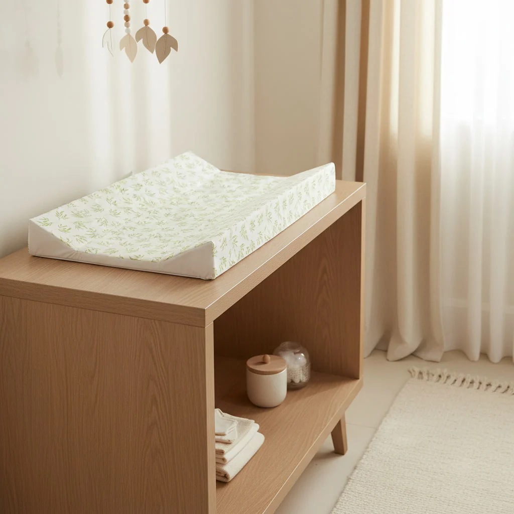 Leaf Anti-Roll Wedge Baby Changing Mat - Image 8