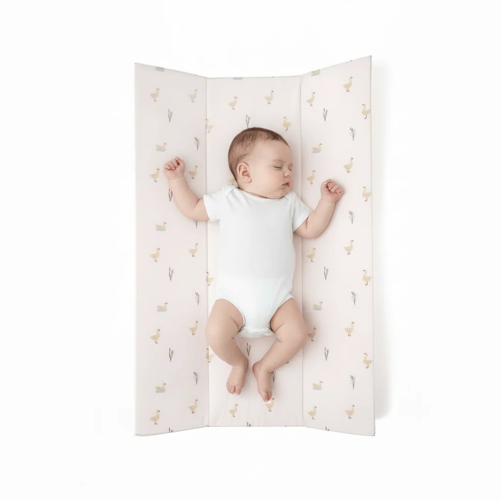 Little Duckling Anti-Roll Wedge Baby Changing Mat - Image 2