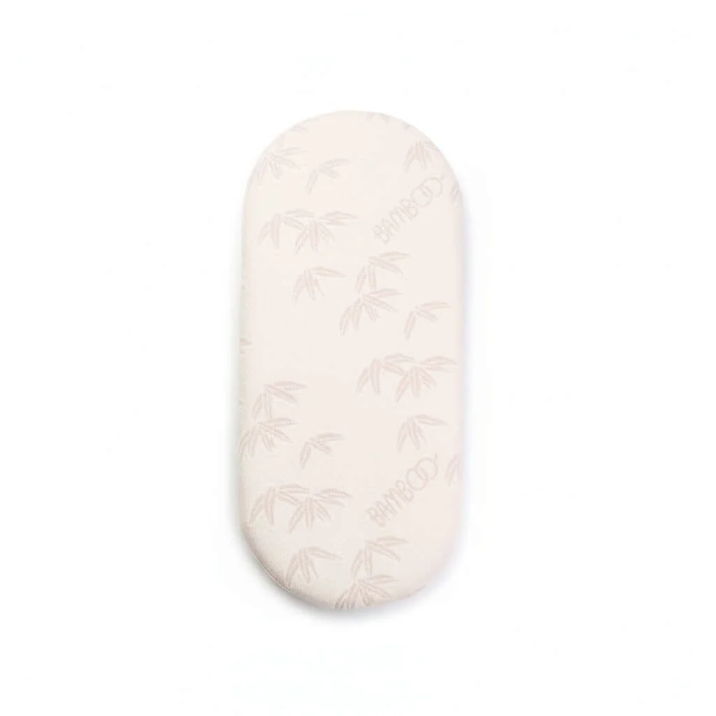 Natural Bamboo Palm Moses Basket/Noah Pod® Mattress (74 x 28 cm) - Image 6
