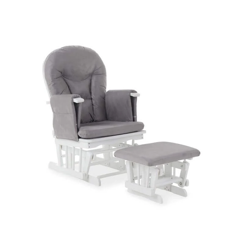 Obaby Award-Winning Reclining Glider Chair and Stool - Image 6