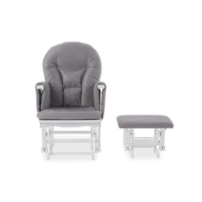 Obaby Award-Winning Reclining Glider Chair and Stool - Image 9