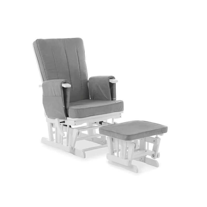 Obaby Deluxe Reclining Glider Chair and Stool - Image 3
