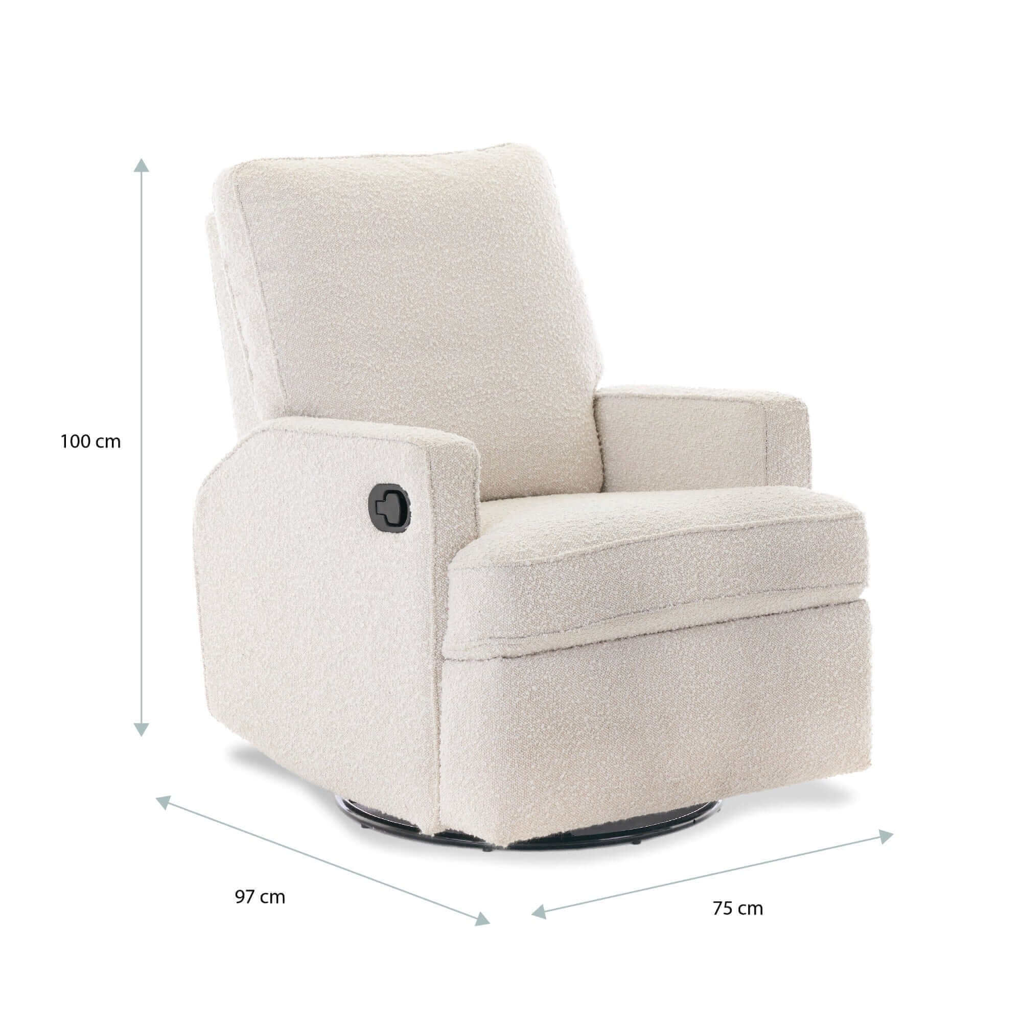 Obaby Madison Swivel Glider Recliner Chair - Image 6