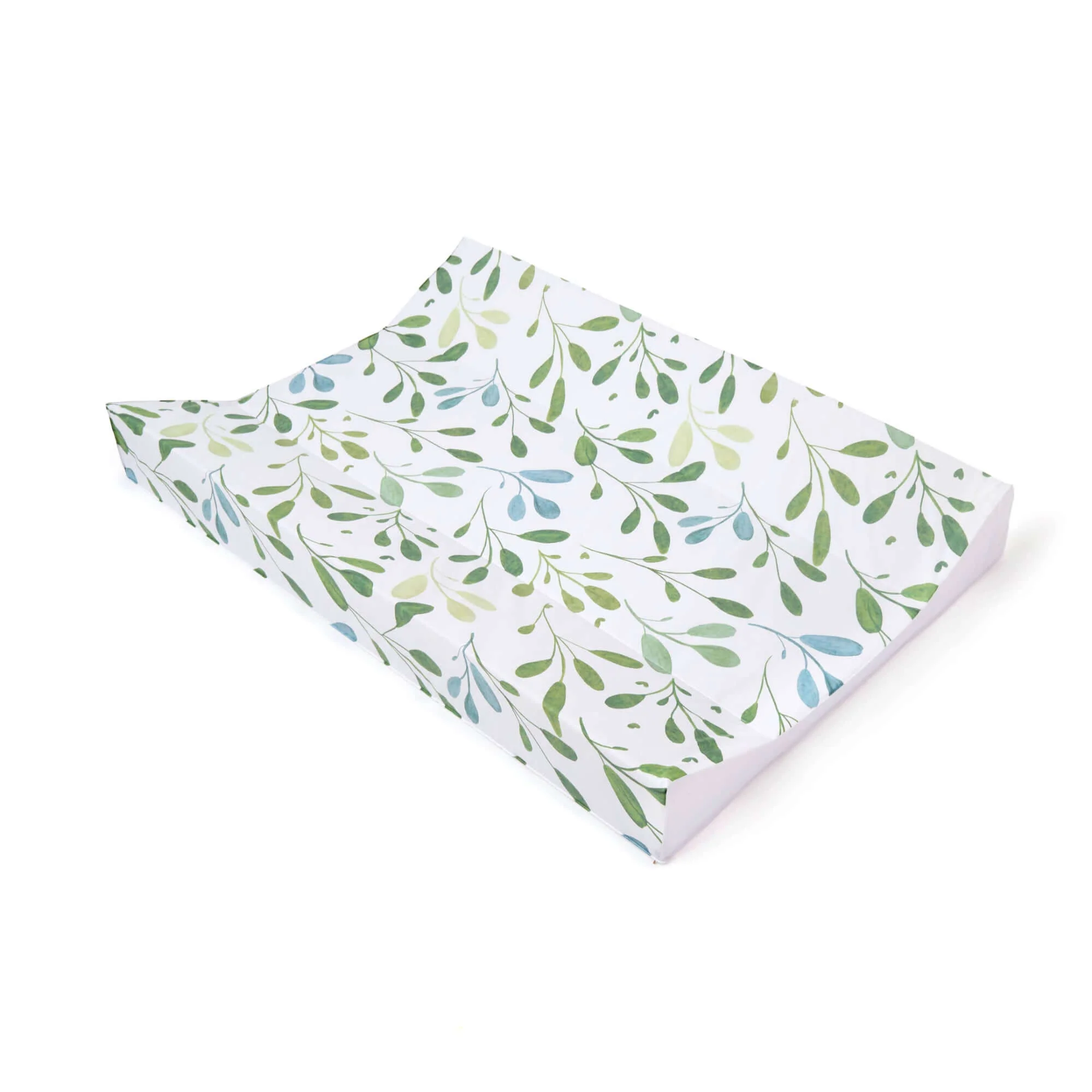 Olive Print Anti-Roll Wedge Baby Changing Mat - Image 3
