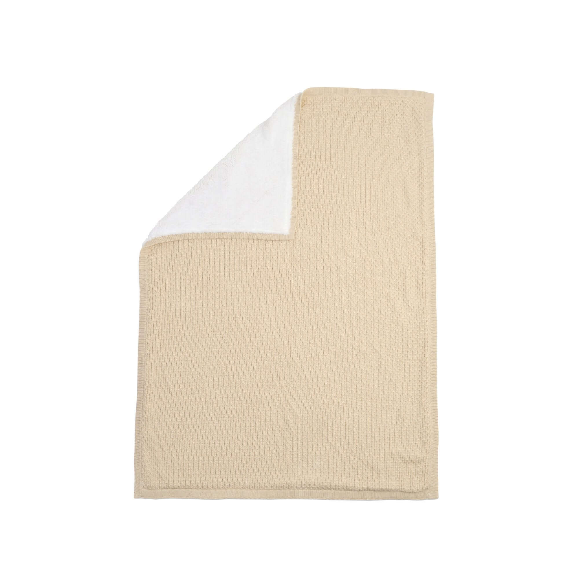 Organic Knit Sherpa Blanket - Image 3