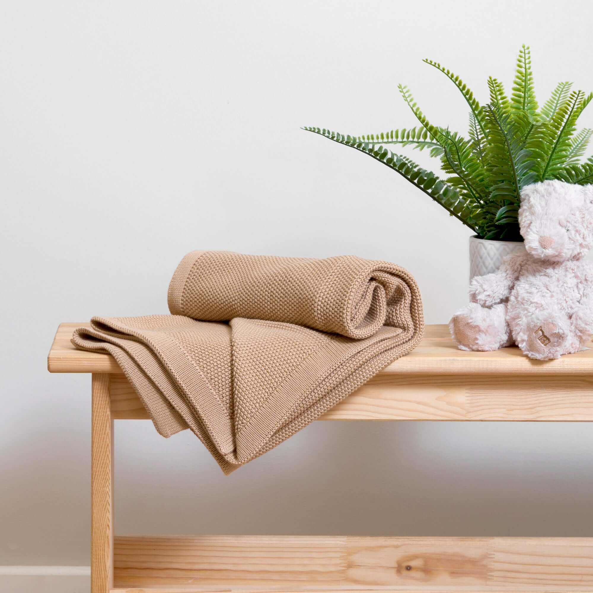Organic Knitted Blanket - Image 13