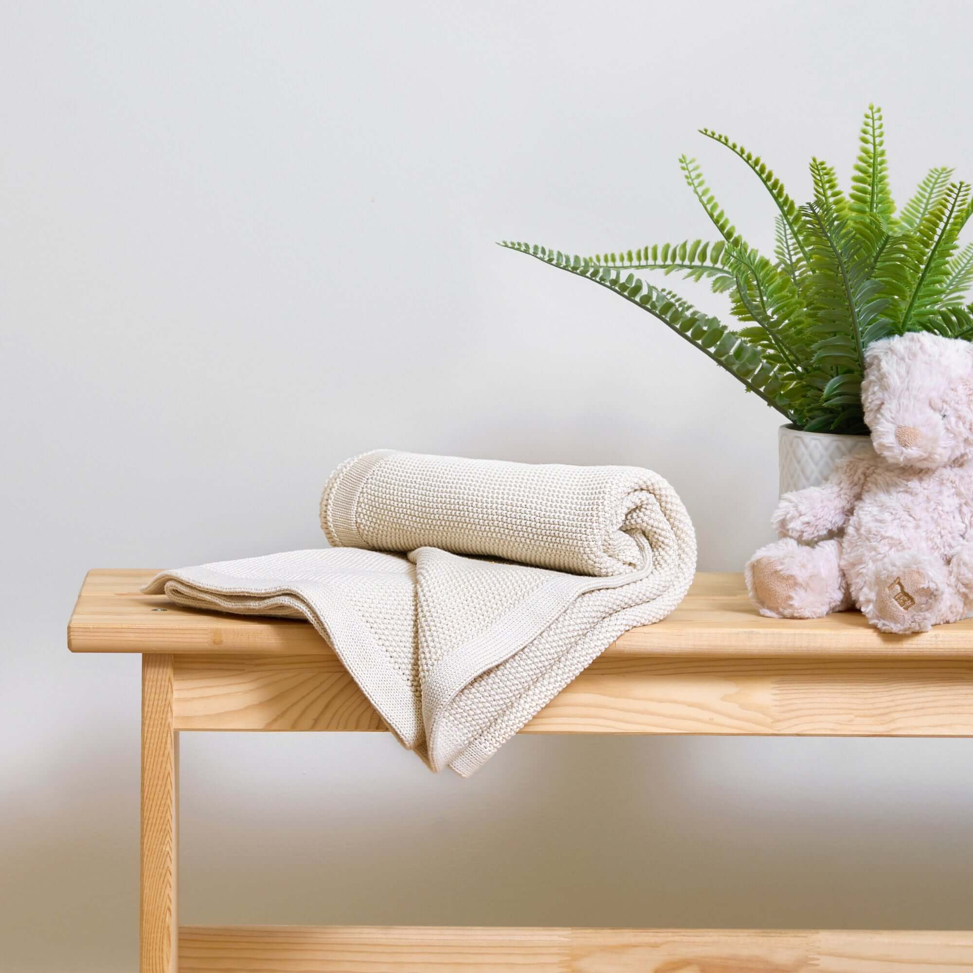 Organic Knitted Blanket - Image 6