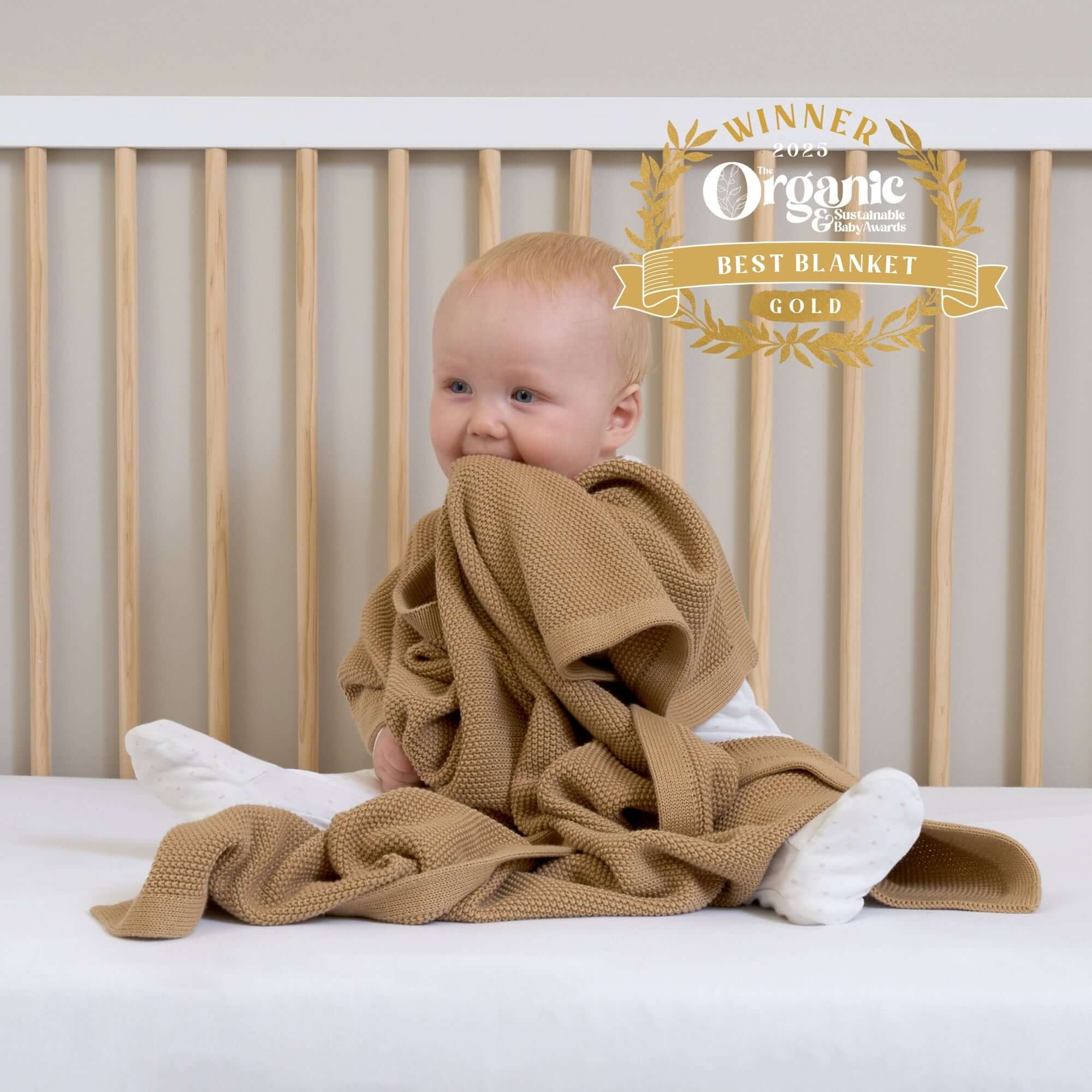 Organic Knitted Blanket - Image 9