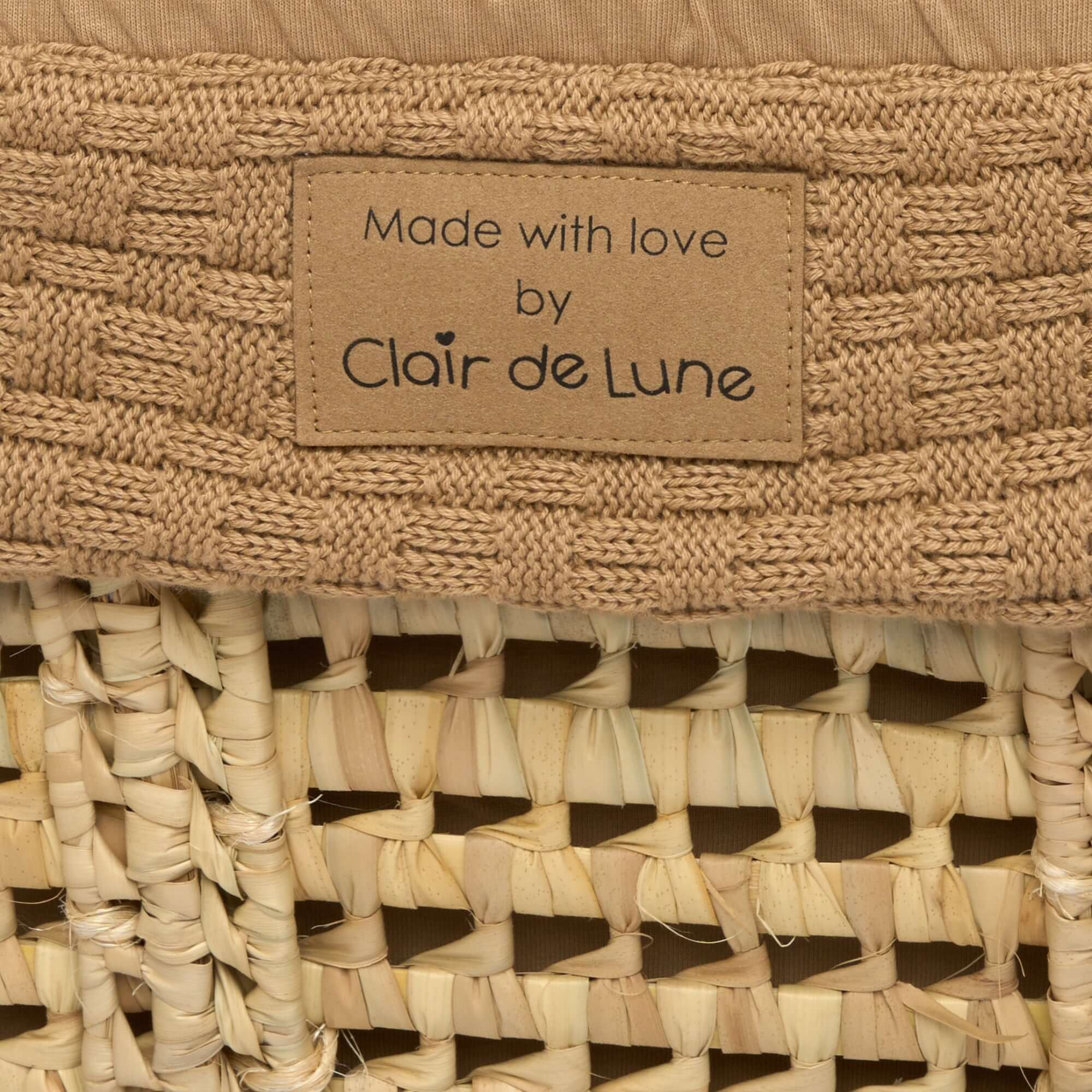 Organic Knitted Palm Moses Basket - Image 21