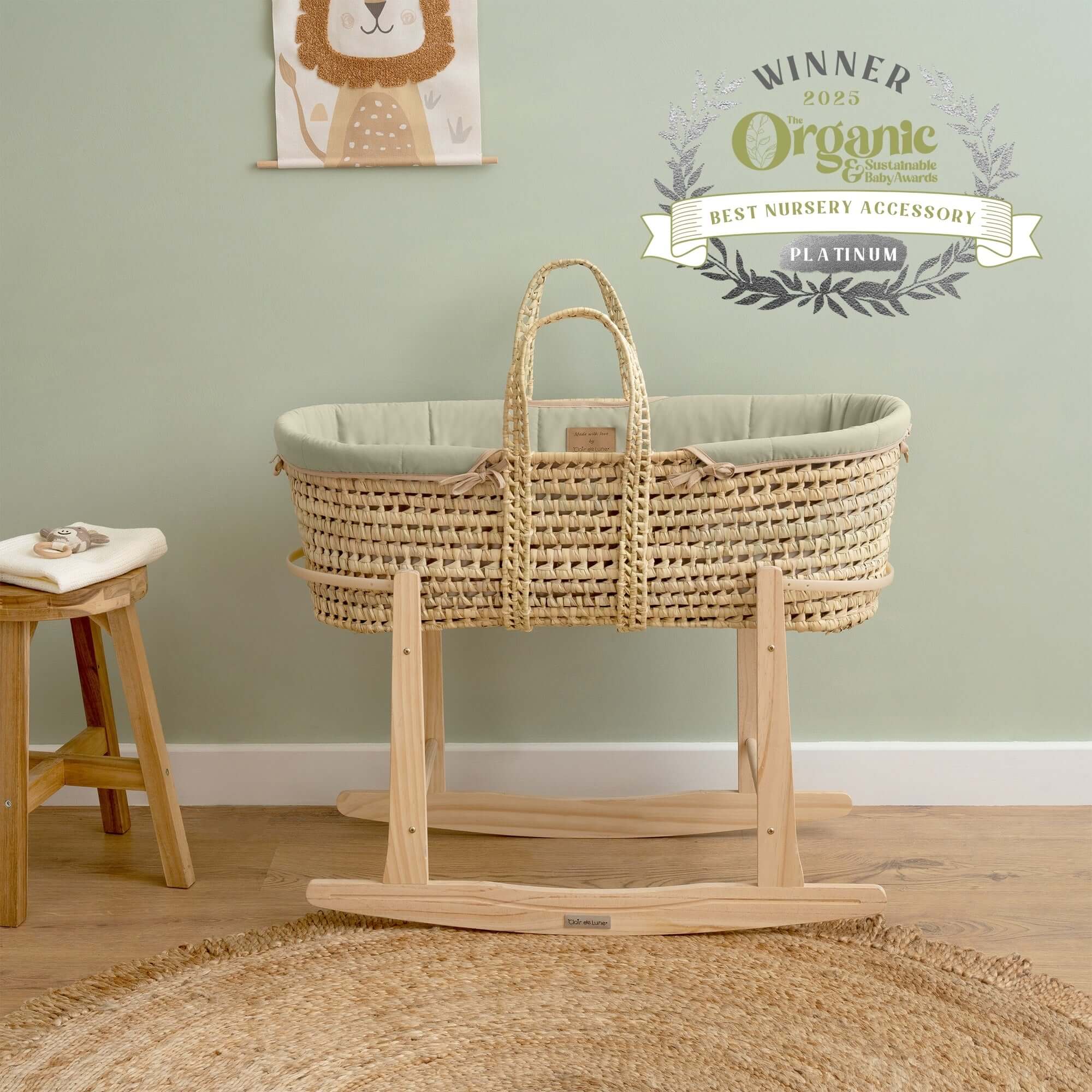 Organic Palm Moses Basket - Image 10