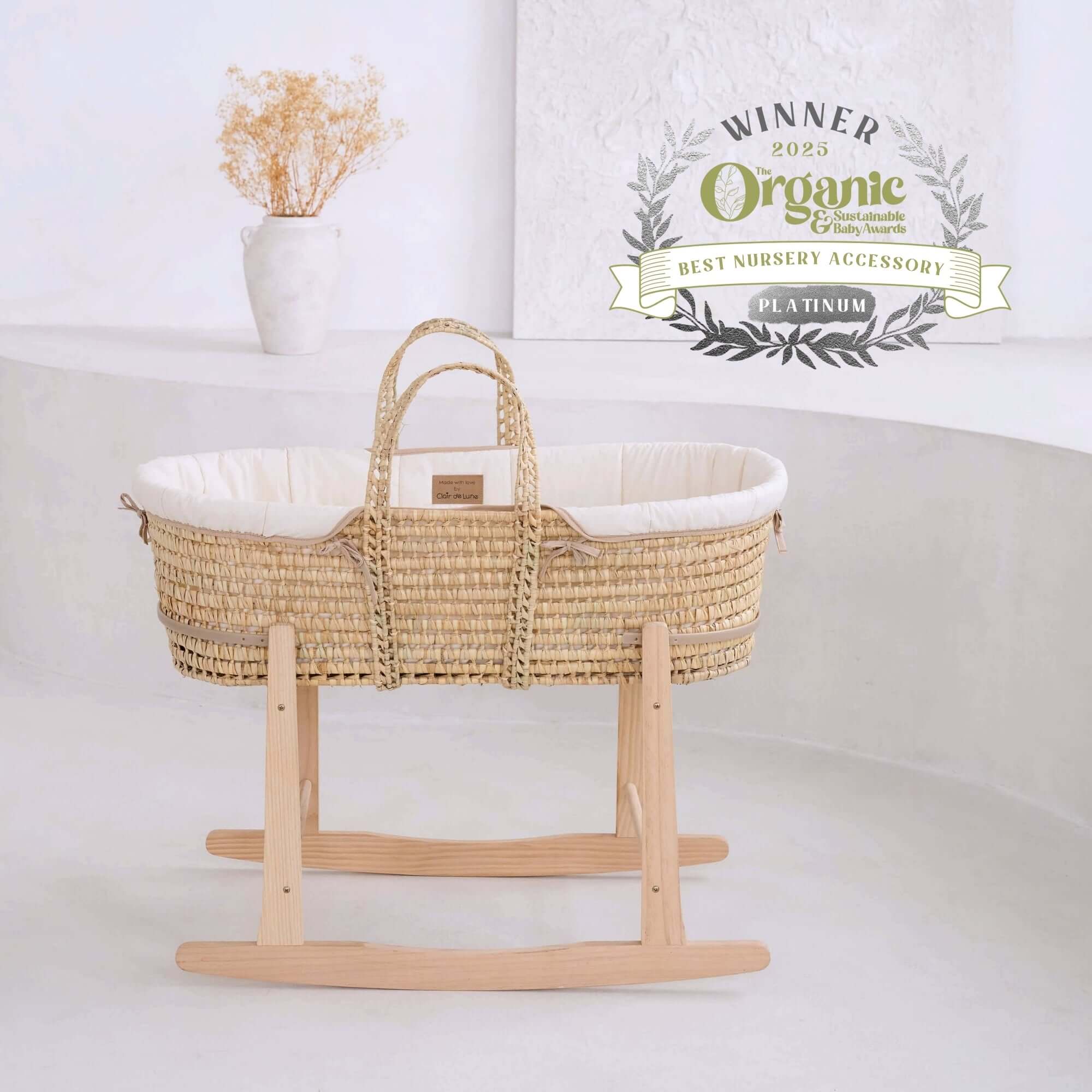 Organic Palm Moses Basket - Image 4
