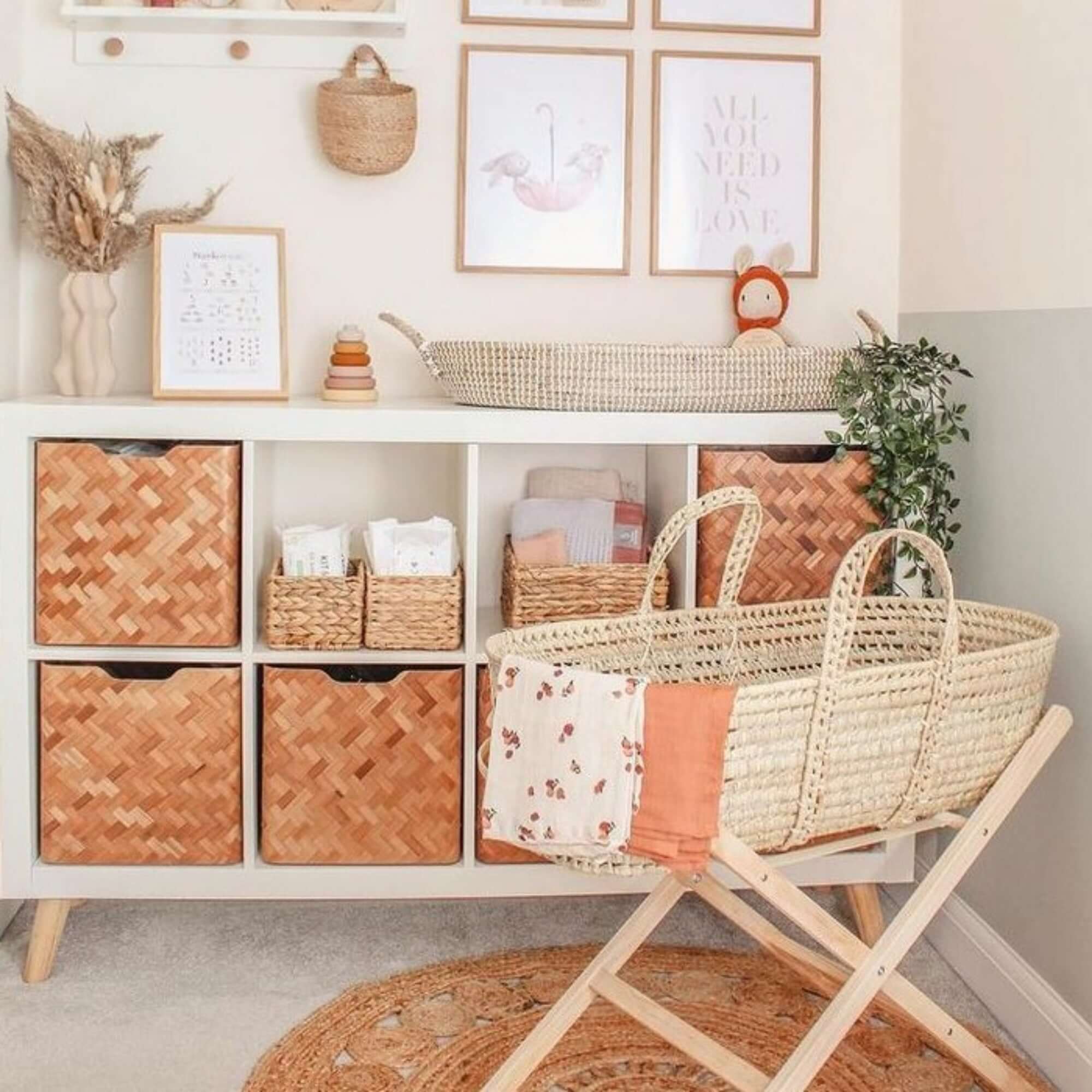 Palm Moses Basket Undressed - Image 3