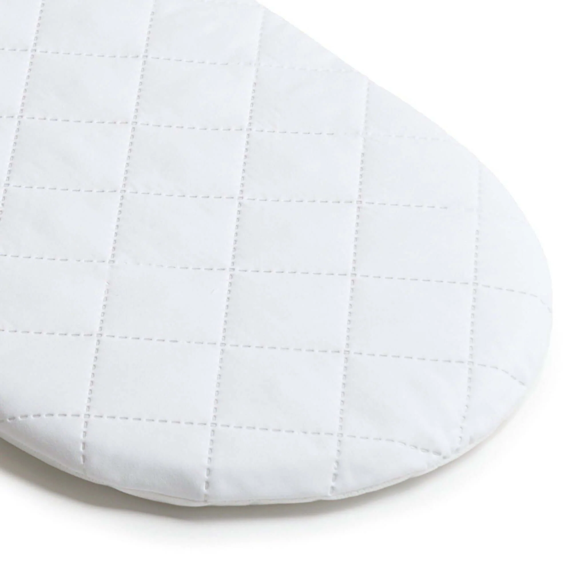Quilted Microfibre Wicker Moses Basket Mattress (65 x 28 cm) - Image 6