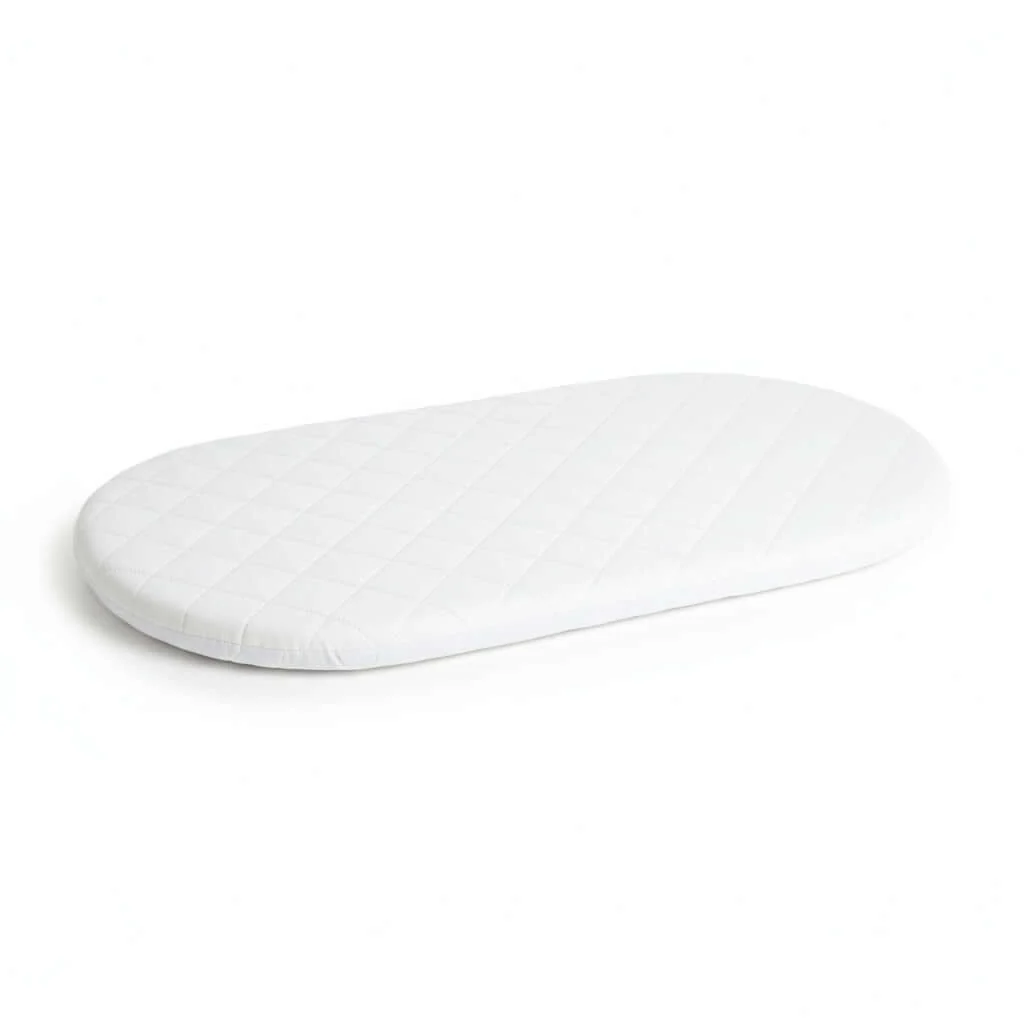 Quilted Microfibre Wicker Moses Basket Mattress (65 x 28 cm) - Image 7