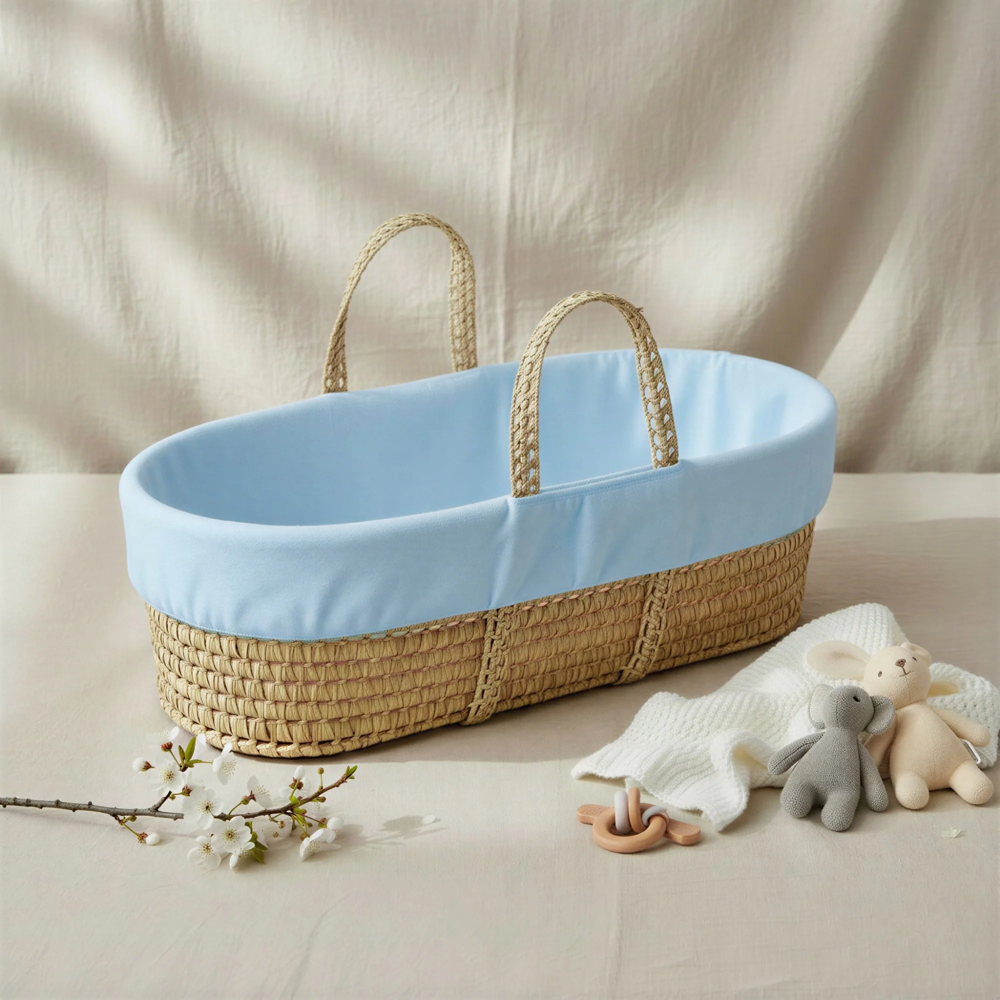 Replacement Fleece Moses Basket Liner