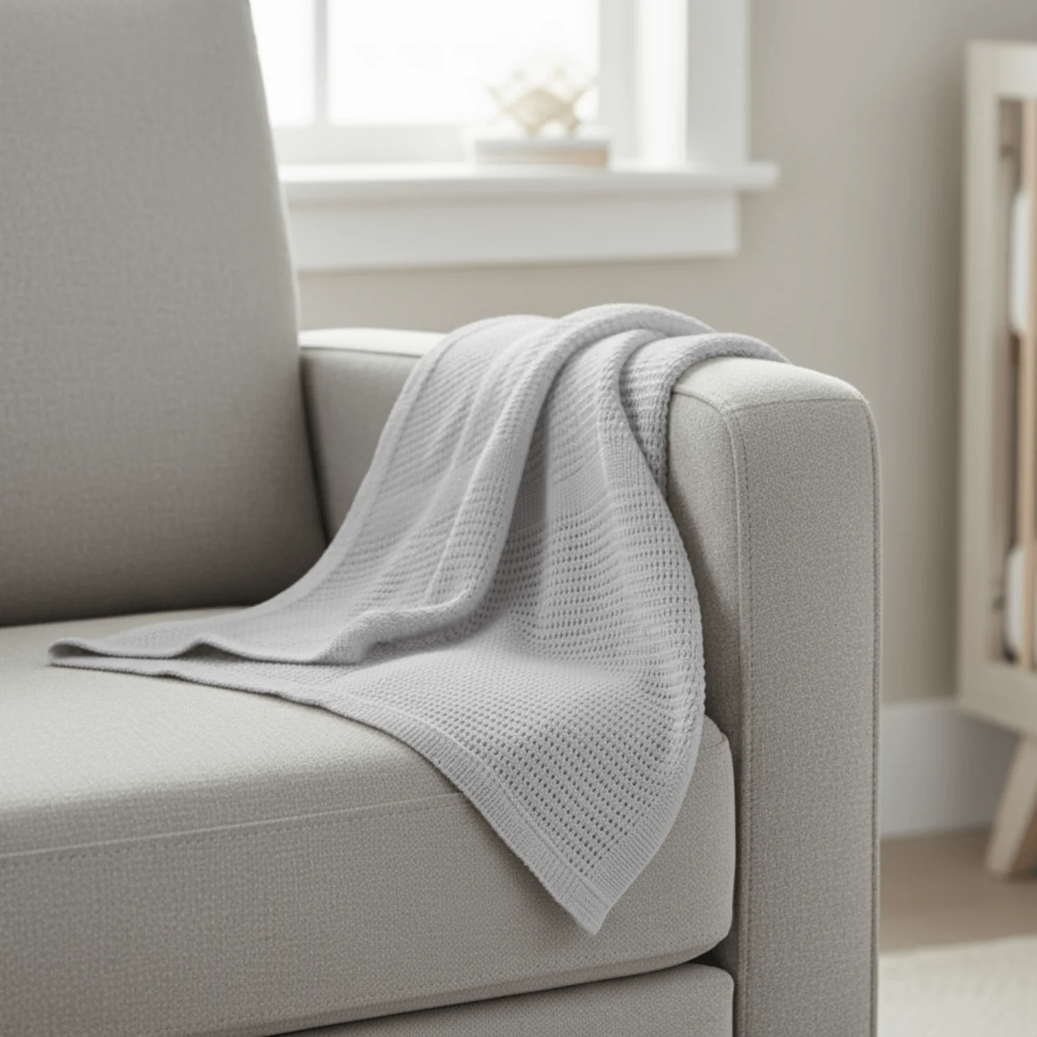 Soft Cotton Cellular Shawl - Image 7