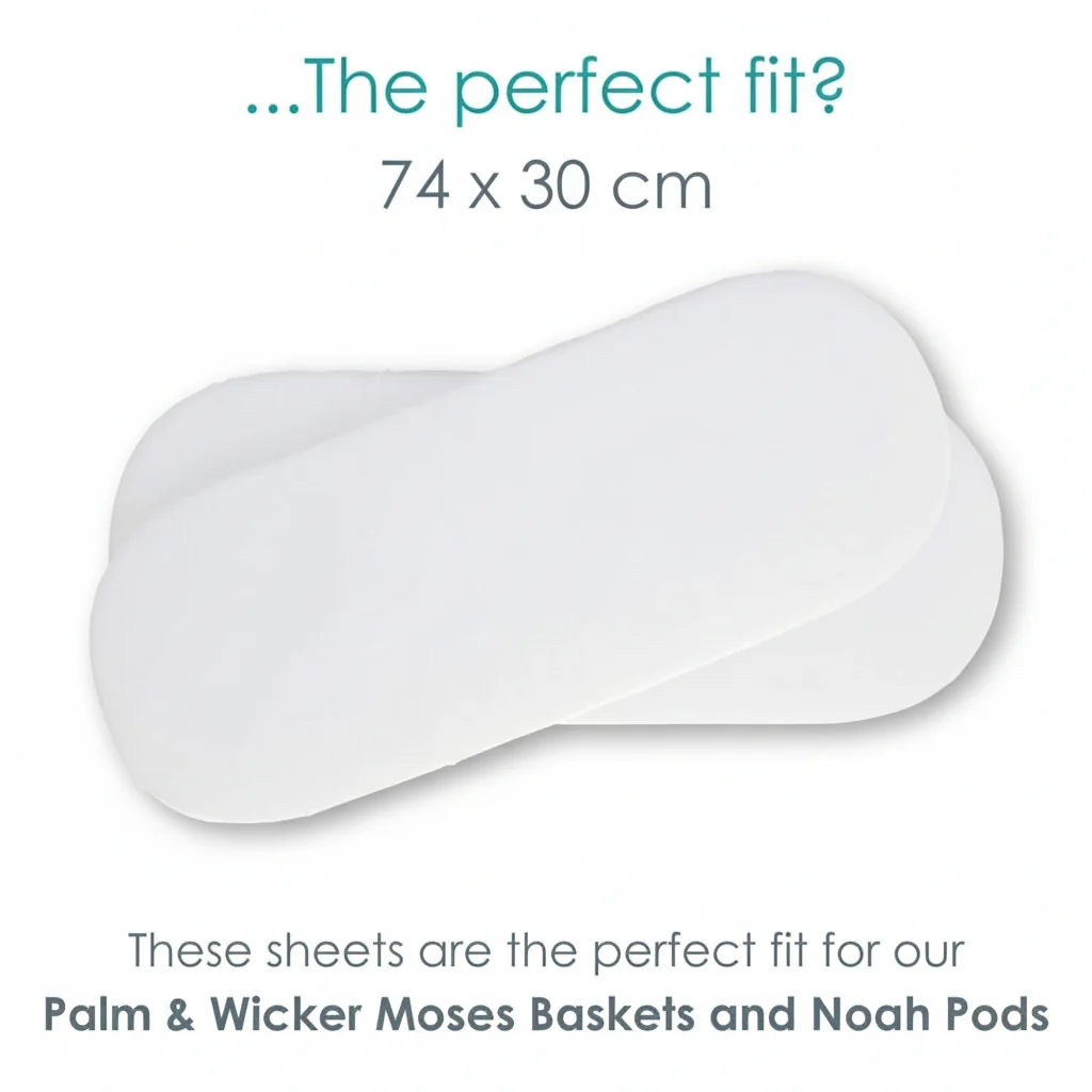 Special Buy - Marshmallow Palm Moses Basket with Stand Bundle - Image 11