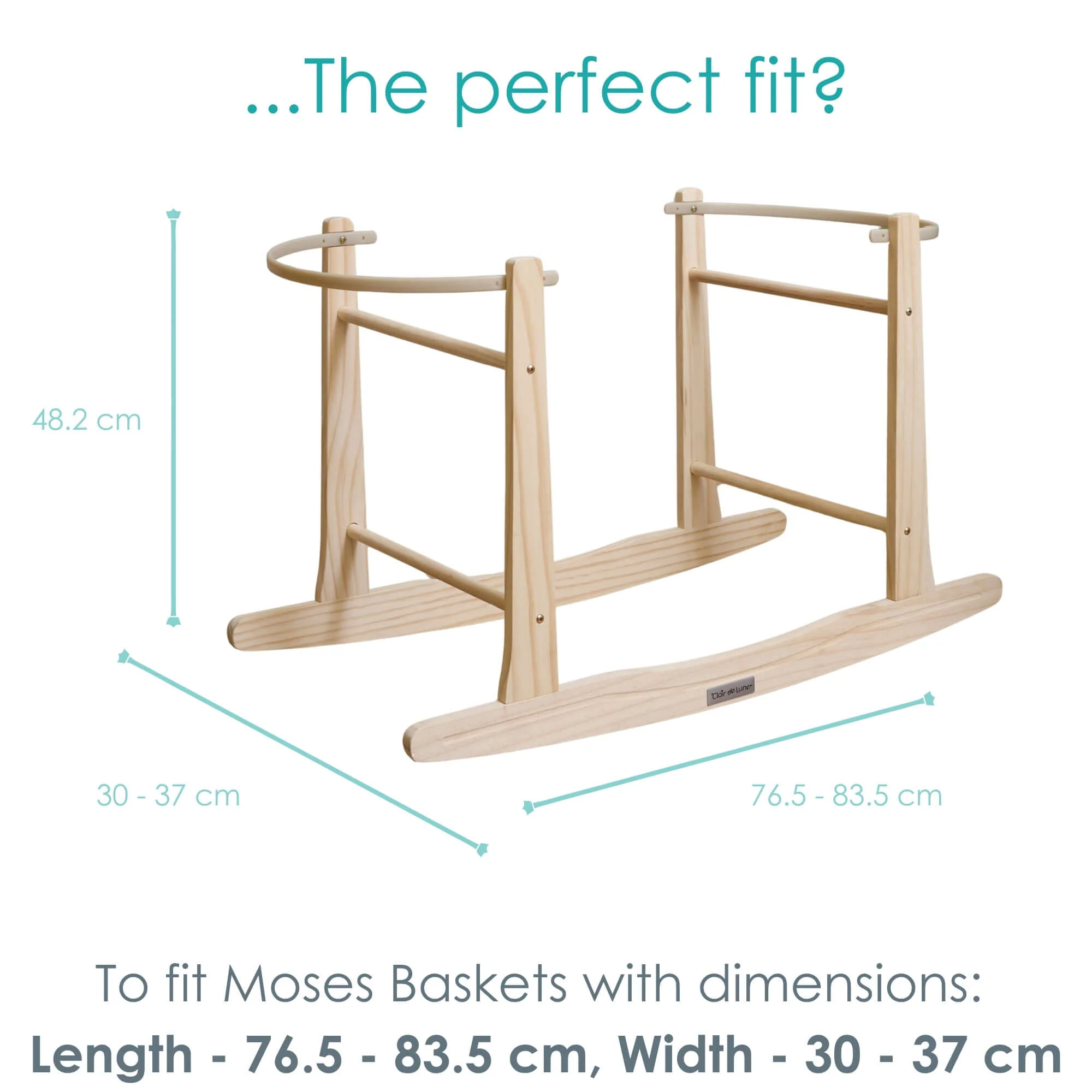 Standard Rocking Moses Basket Stand - Image 4