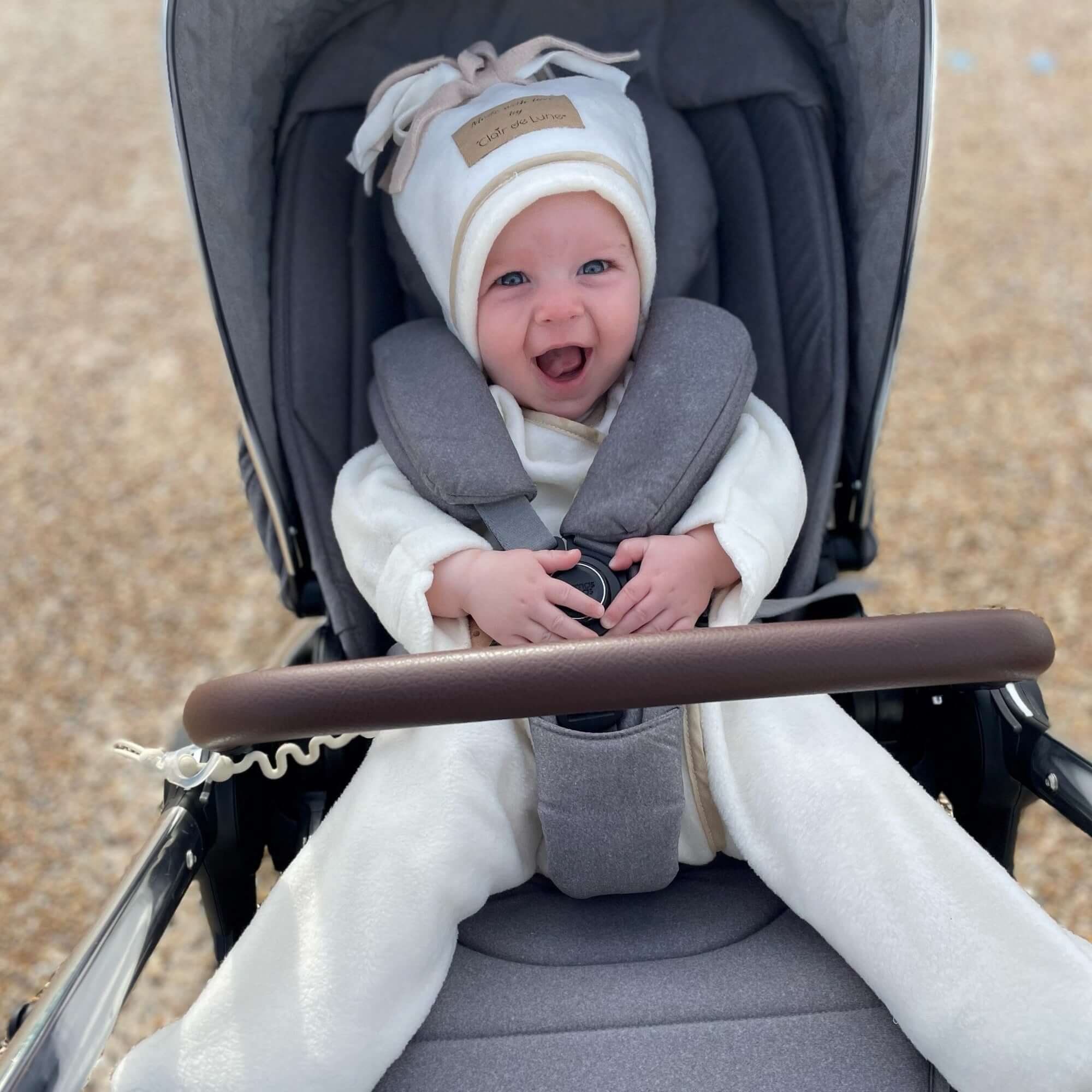 Star Fleece Baby Wrap Blanket - Image 4